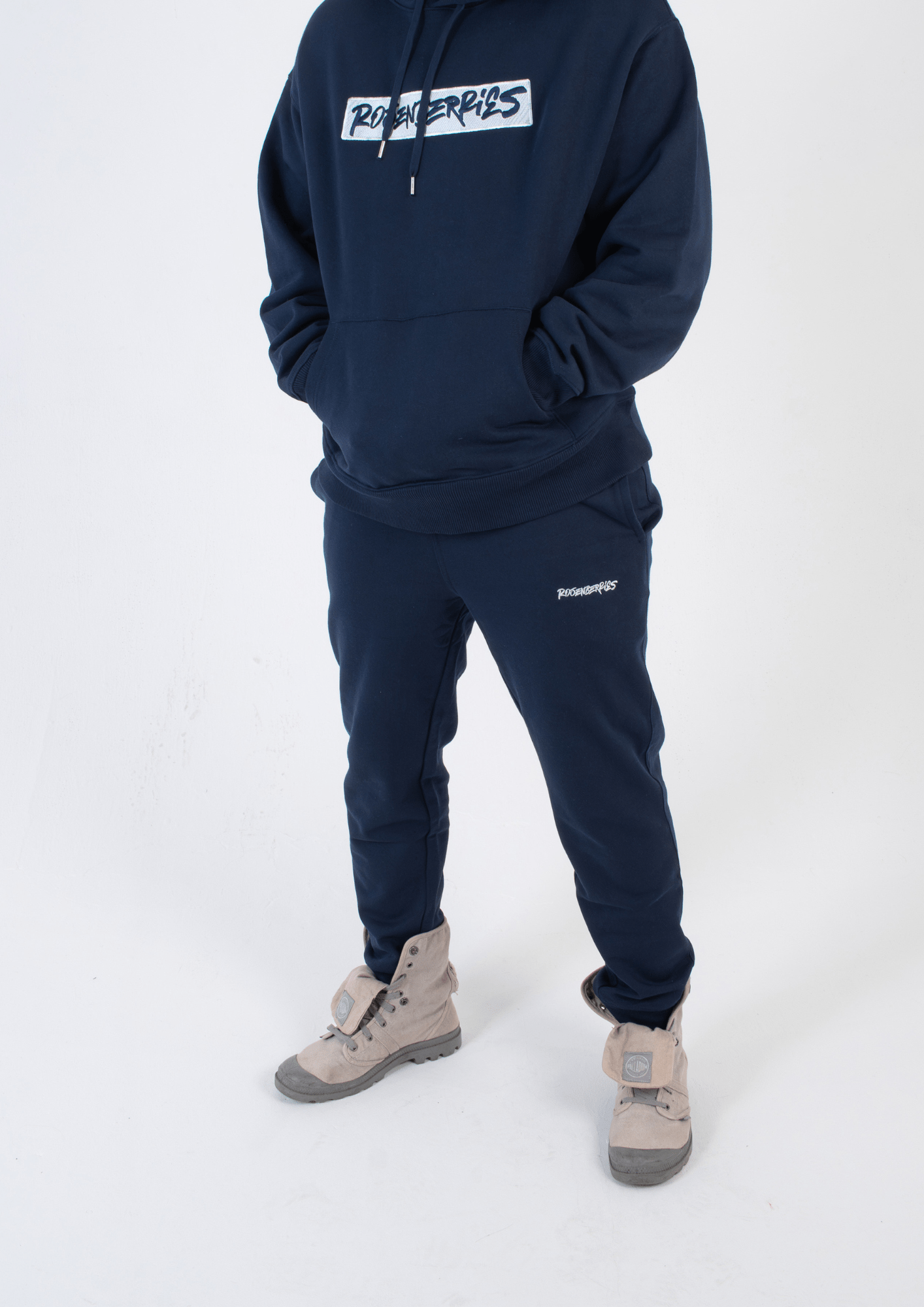 Navy Graffiti trapstar Style Tracksuit - CITYLIFE Graff Joggers - Activewear - ROSENBERRIES