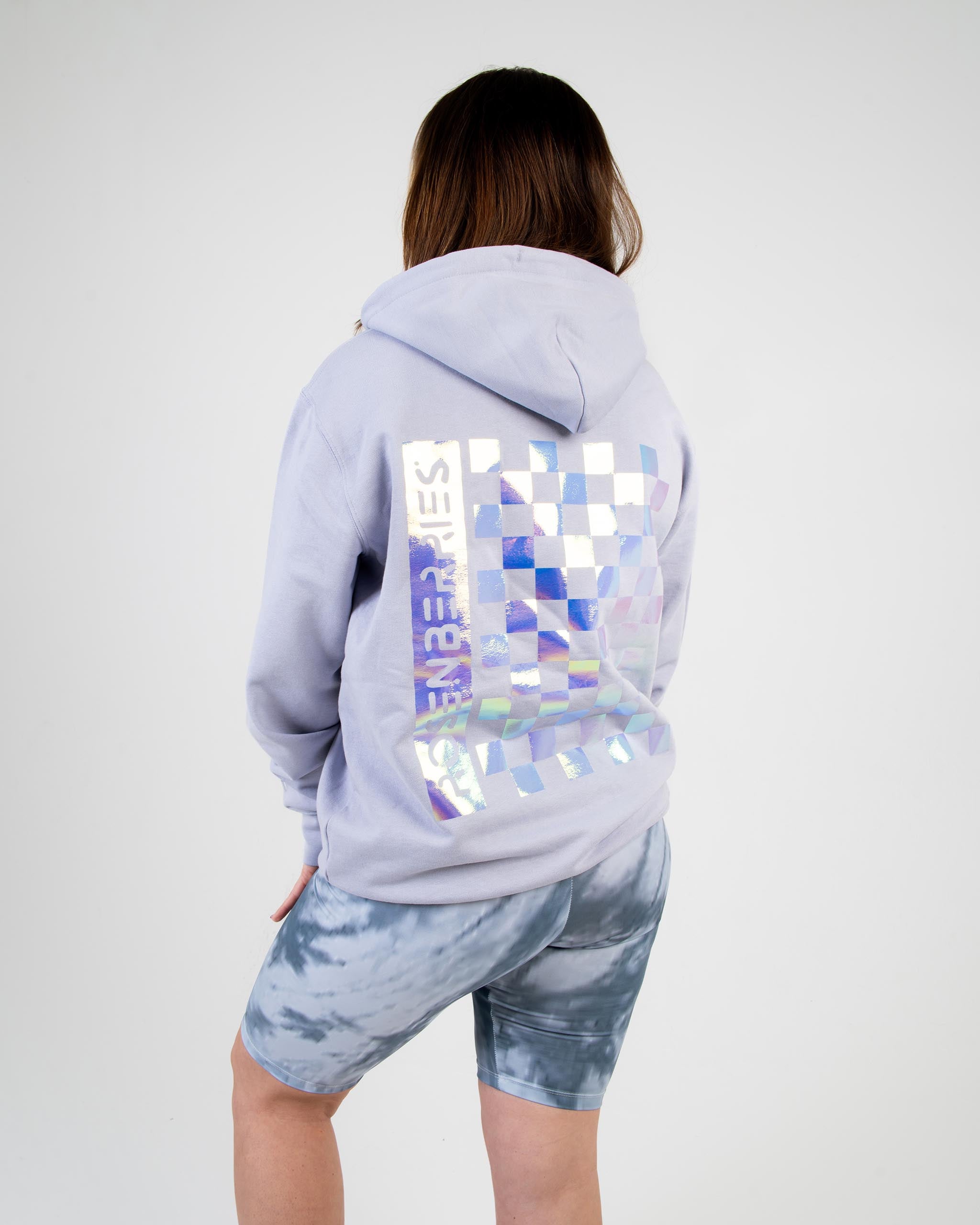 EXPLORER checker hoodie