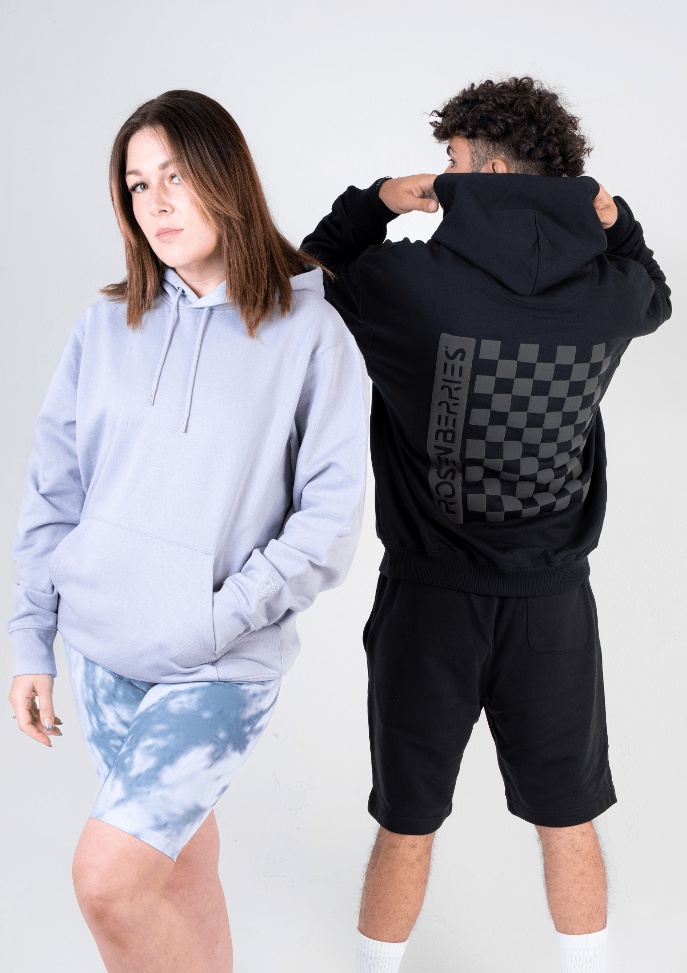 His & Hers EXPLORER Trapstar type Stealth Hoodie - Pullover Hoodie - ROSENBERRIES