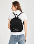 Black - Mini Backpack - Superdry style Backpack - Work bag - ROSENBERRIES