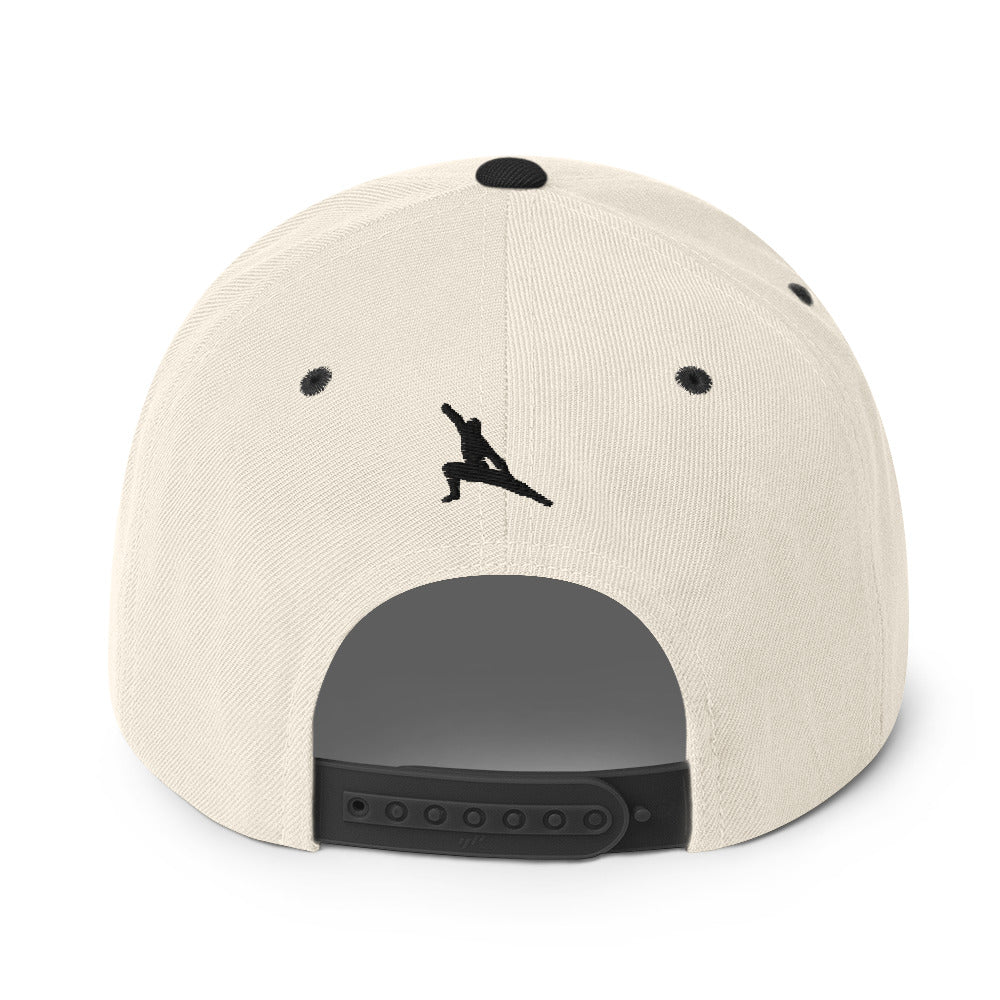 Sigma - snapback cap - natural - new era style - back logo view