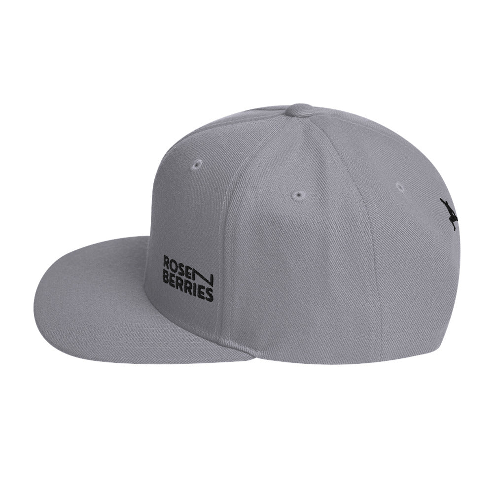 Sigma - snapback cap - silver - new era style - side logo view