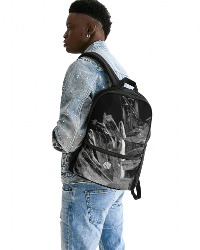 Small black canvas backpack shop